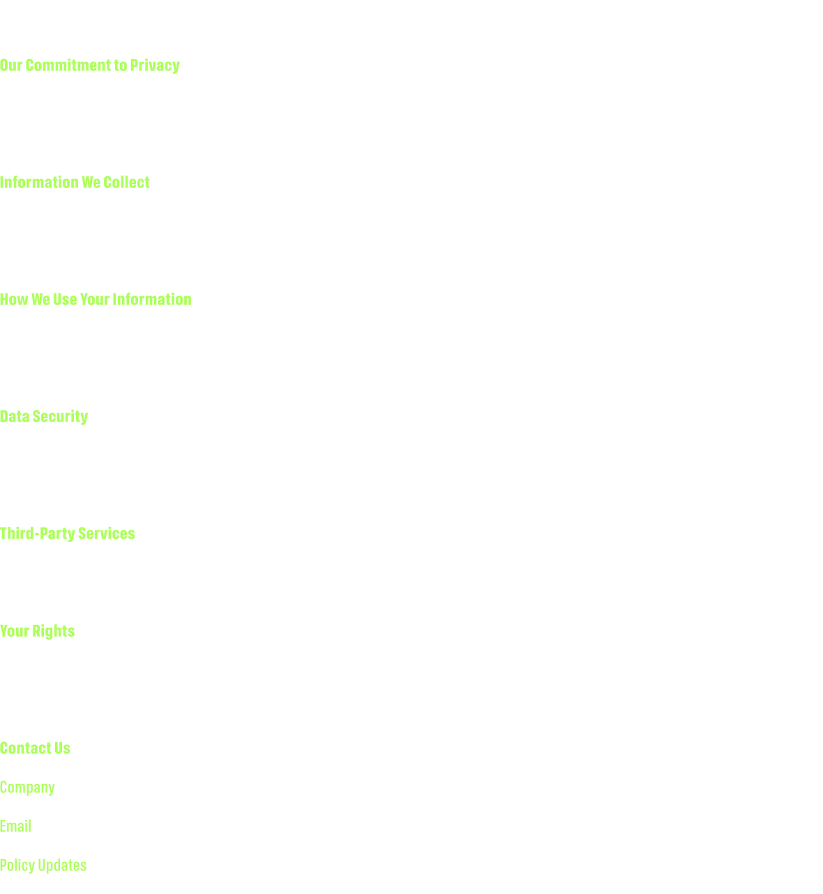 Terms of Service - Part 2